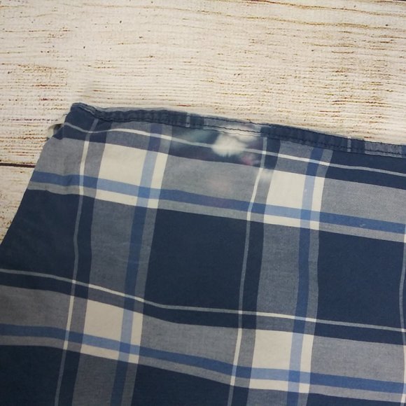 HOLLISTER CO Western Styling Men's Blue Plaid - Picture 7 of 9